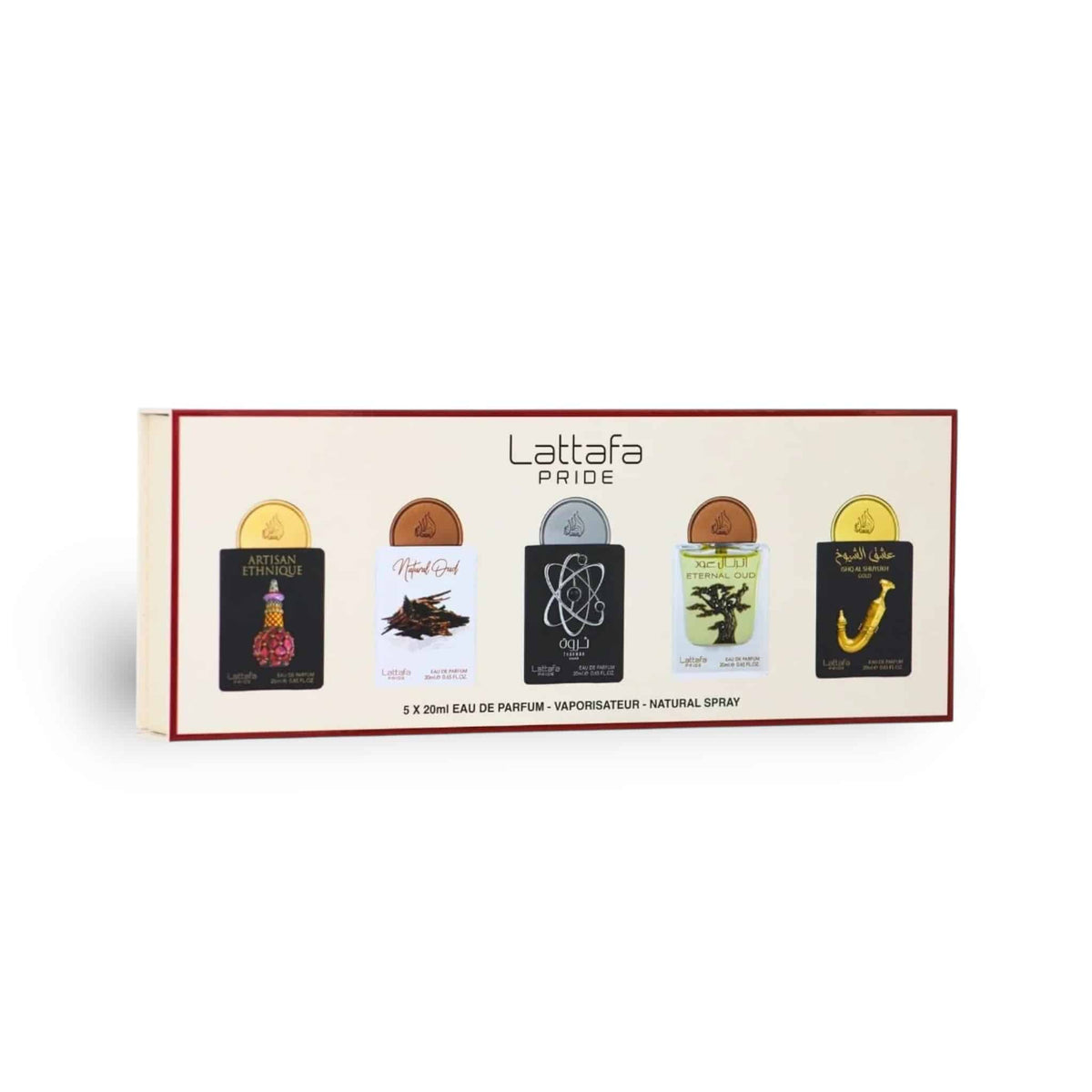 Lattafa Pride Set Collection No.2 luksuzni poklon set sa 5 unisex parfema od 20ml - prodaja u Srbiji